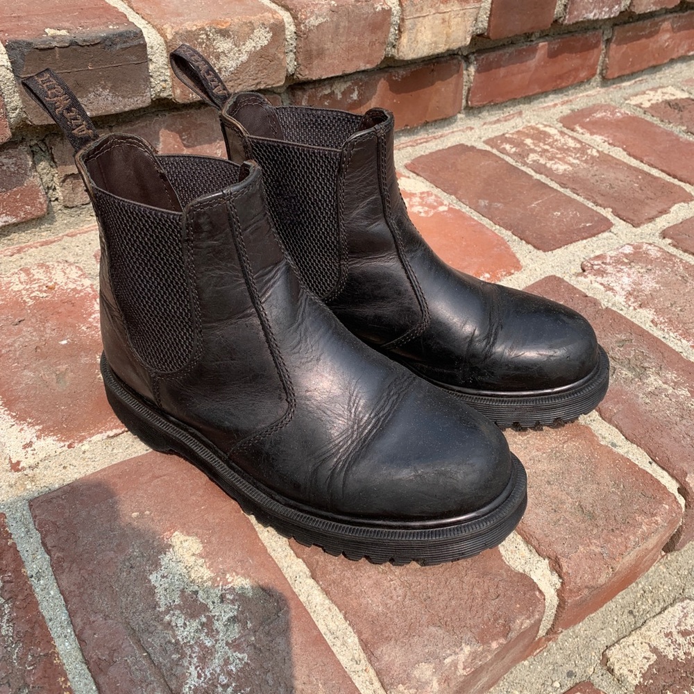 Dark Brown Dr. Marten’s boots